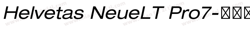 Helvetas NeueLT Pro7字体转换